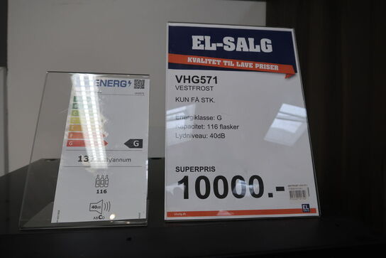 Vinkøleskab VESTFROST VHG571
