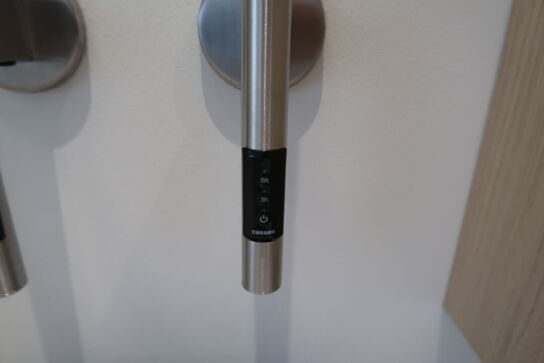 Håndklædetørrer CASSØE Rimini børstet stål