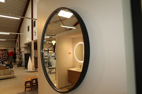 Spejl CASSØE Milano Sort Ø80