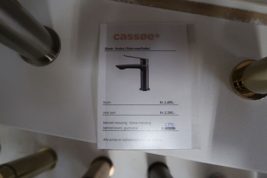 Armatur CASSØE Sleek Mat Sort komplet med kasse