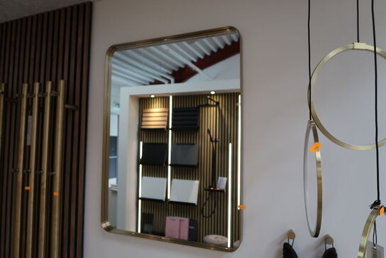 Spejl med messingramme CASSØE