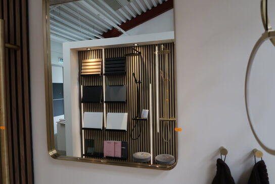 Spejl med messingramme CASSØE