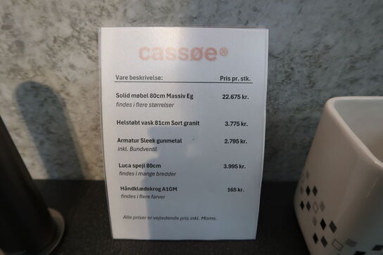 Armatur CASSØE Sleek Gunmetal