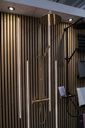 Komplet brusesæt LAGO LA37 Blank Messing