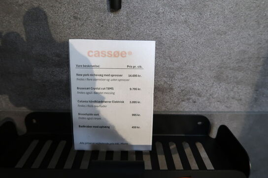 Brusehylde samt skraber CASSØE