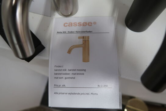 Armatur CASSØE Noba W4 Mat Sort komplet med kasse