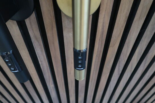 Håndklædetørrer CASSØE Rimini blank messing