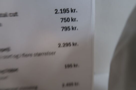 Spejl med messingramme CASSØE