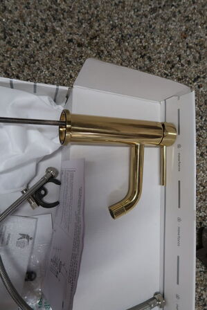 Armatur CASSØE Newform XT Blank Messing komplet med kasse