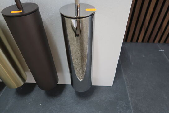 Krog, papirholder, håndklædestang, toiletbørste Krom CASSØE Noba