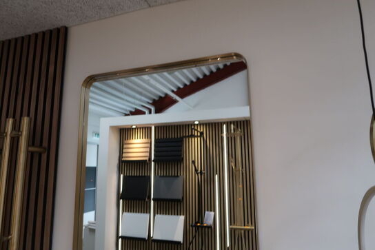 Spejl med messingramme CASSØE