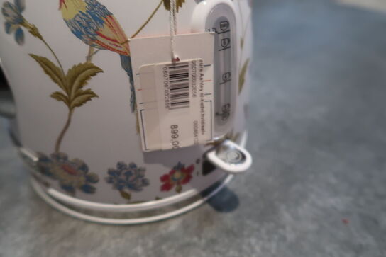 Elkedel LAURA ASHLEY Hvid/Sølv