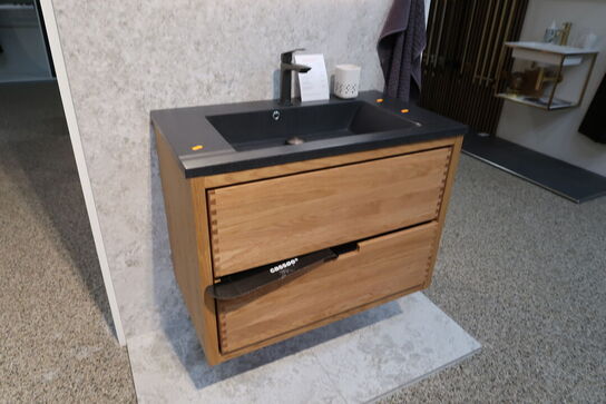 Badmøbel CASSØE Massiv Eg med vask, uden armatur