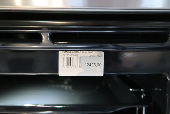 Mikrobølgeovn SIEMENS CM633GBS1S