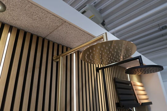 Komplet brusesæt LAGO LA37 Blank Messing