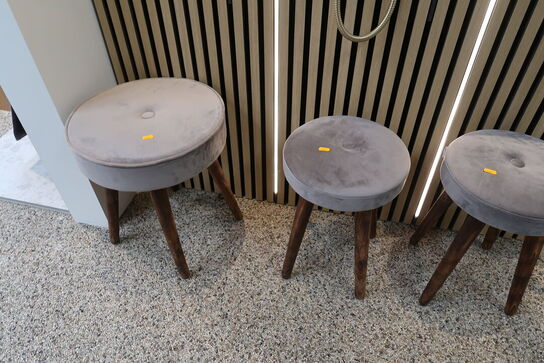 3 stk. taburetter