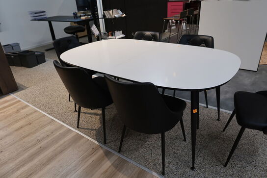 6 stk. stole samt bord