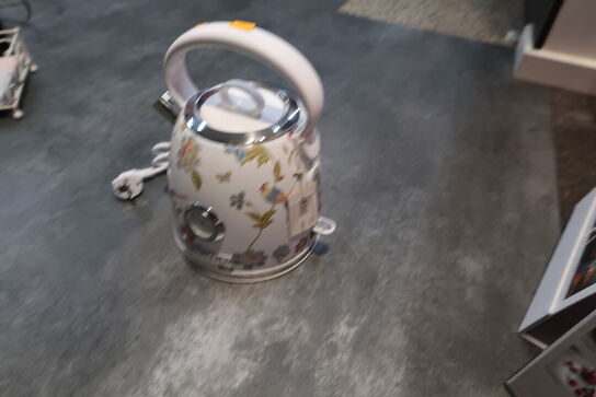 Elkedel LAURA ASHLEY Hvid/Sølv