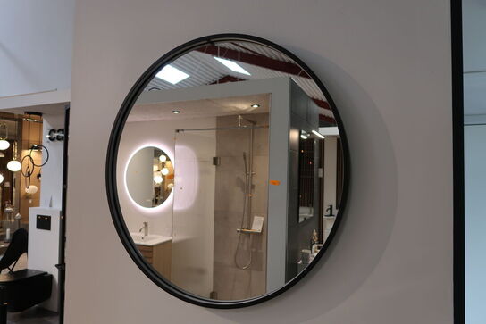 Spejl CASSØE Milano Sort Ø80