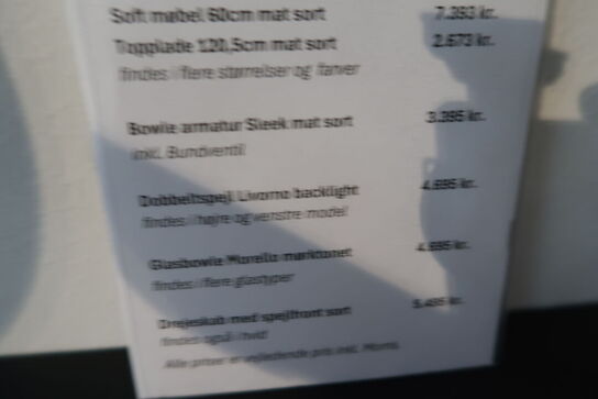 Dobbeltspejl CASSØE Livorno Backlight