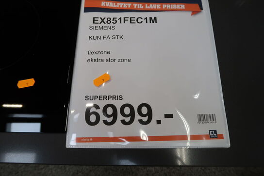 Induktionskogeplade SIEMENS EX851FEC1M