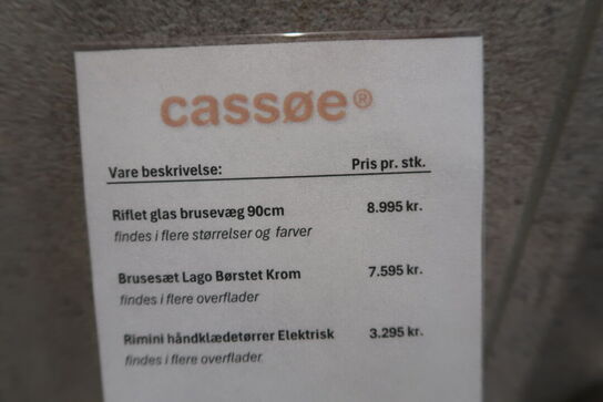 Riflet Glas Brusevæg CASSØE