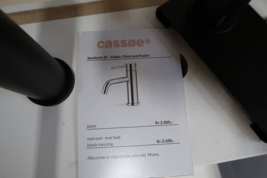 Armatur CASSØE Newform XT Mat Hvid komplet med kasse