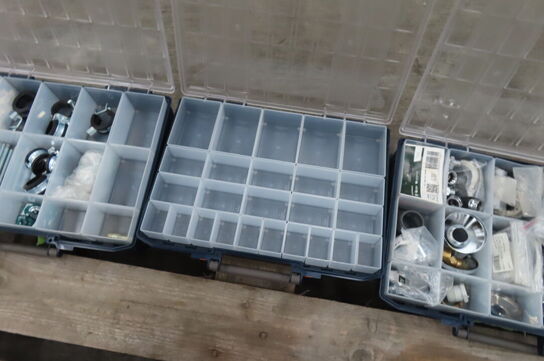 5 stk. Sortimentskasser med indhold 