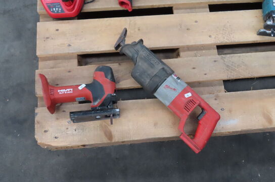 2 stk. elværktøj MILWAUKEE & HILTI 