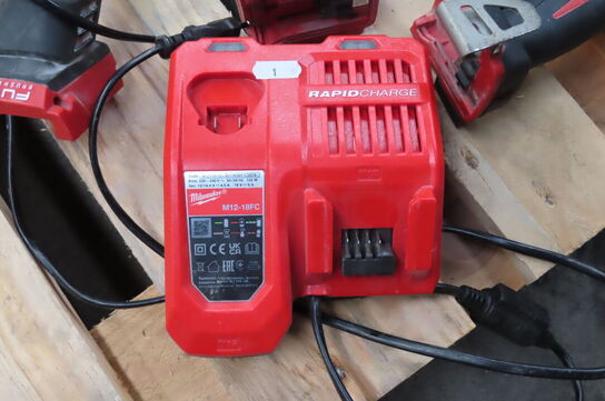 3 stk. elværktøj MILWAUKEE