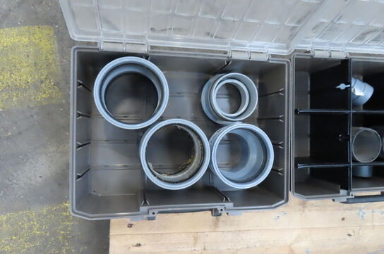 6 stk. Sortimentskasser med indhold 