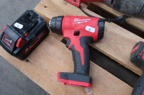 4 stk. elværktøj MILWAUKEE 