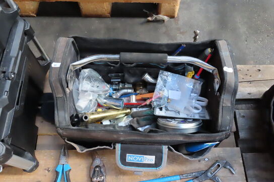 3 stk. Værktøjskasser med indhold