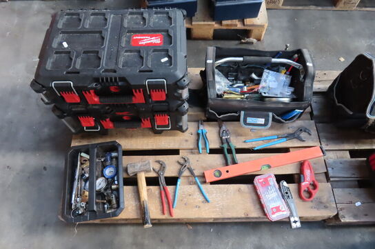 3 stk. Værktøjskasser med indhold