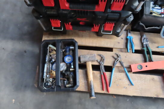 3 stk. Værktøjskasser med indhold