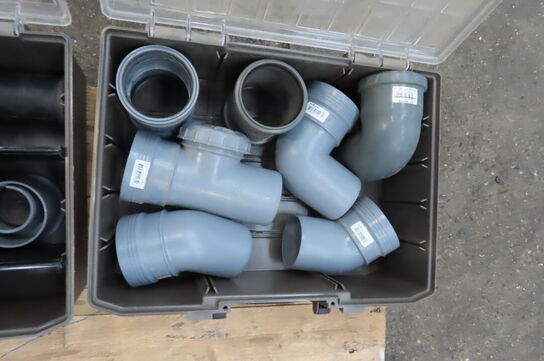 6 stk. Sortimentskasser med indhold 