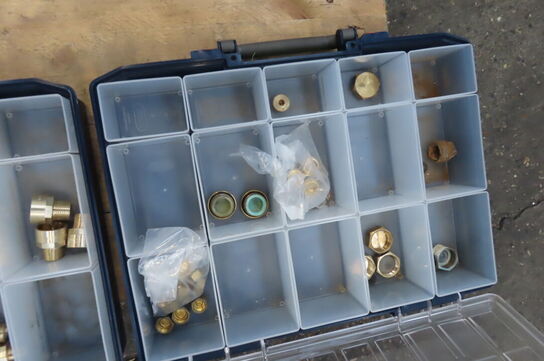 6 stk. Sortimentskasser med indhold 