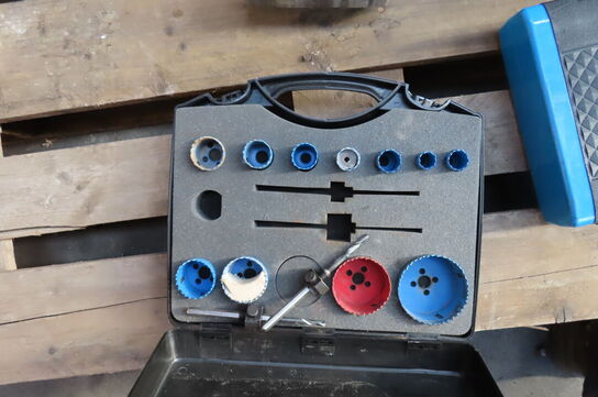 Topnøglesæt + diverse kopbor 