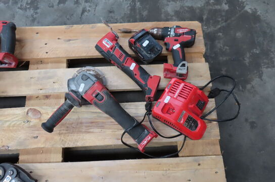 3 stk. elværktøj MILWAUKEE