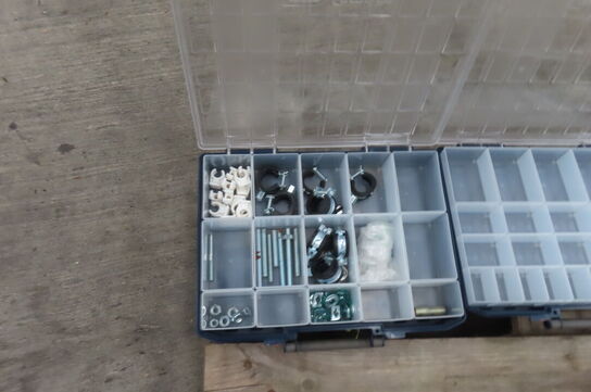 5 stk. Sortimentskasser med indhold 