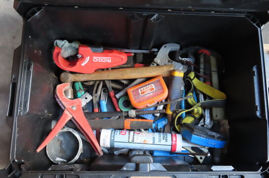 3 stk. Værktøjskasser med indhold