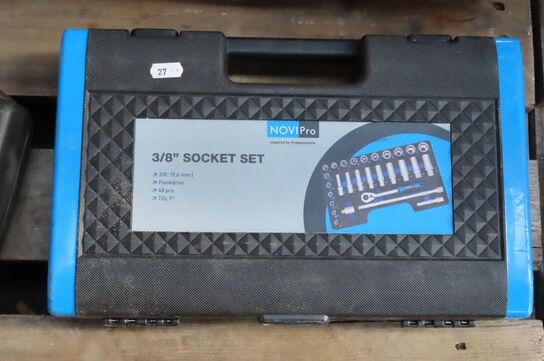 Topnøglesæt + diverse kopbor 