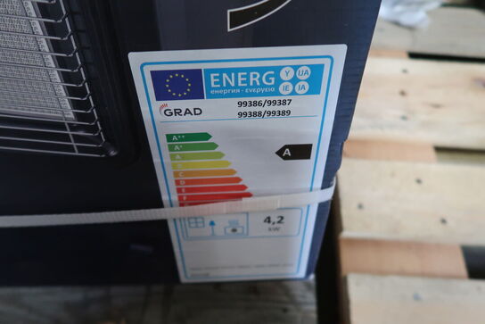 Gasvarmeovn m/blæser 4,2 kW - Grad