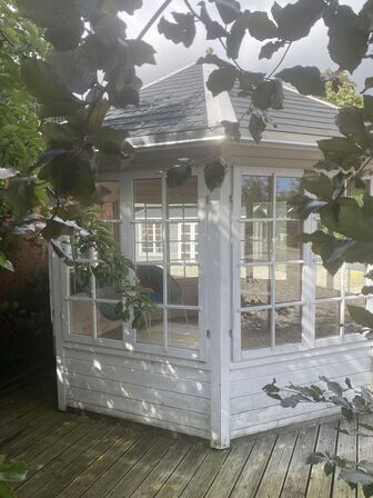 9,2 kvm Havepavillon (læs beskrivelse)