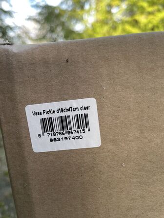 2 stk. Glasvaser (læs beskrivelse)