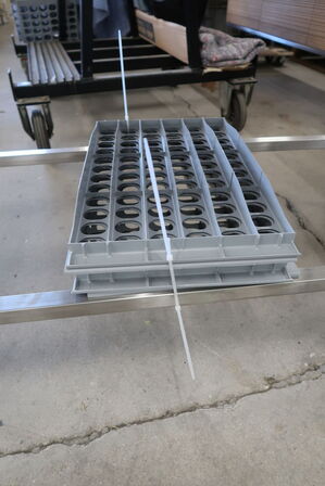 Rustfri stålbord 140x65xH90cm