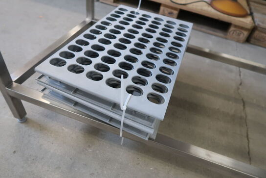 Rustfri stålbord 180x70xH90cm