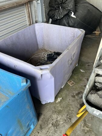 4 stk. pallekar i plast