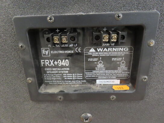 2 stk Højtalere ELECTRO-VOICE FRX+940