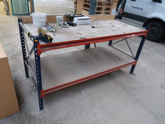 Arbejdsbord af pallereolsmodul (uden indhold)